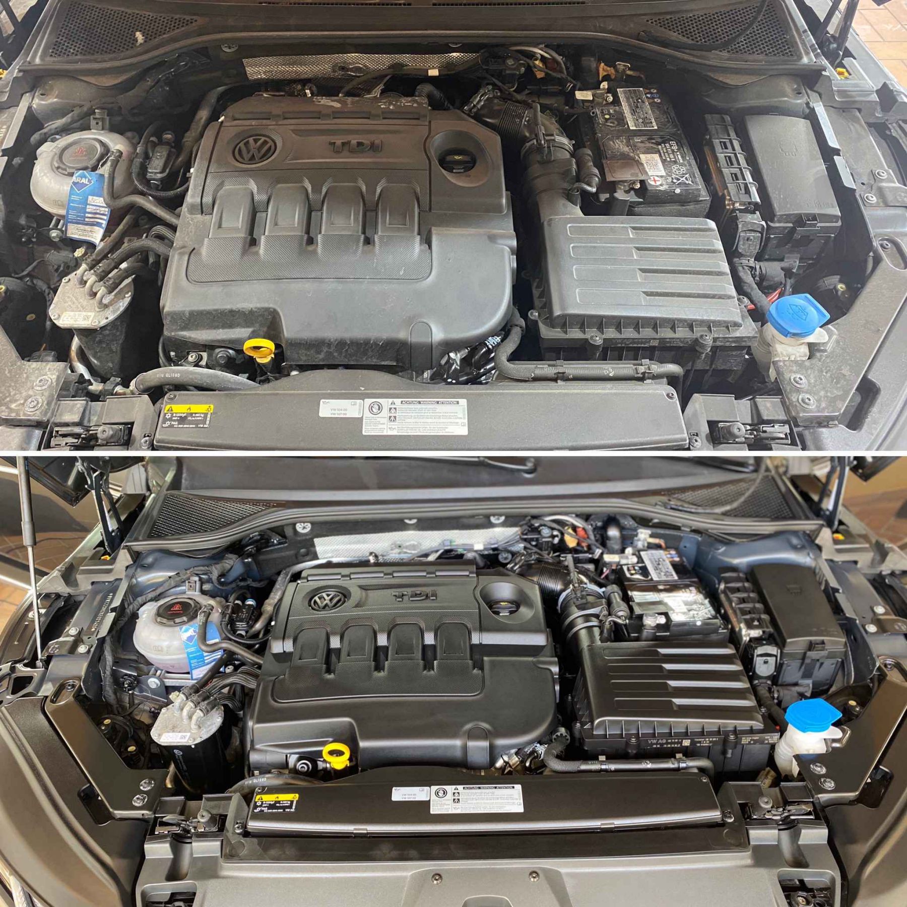 Motorraum Reinigung
